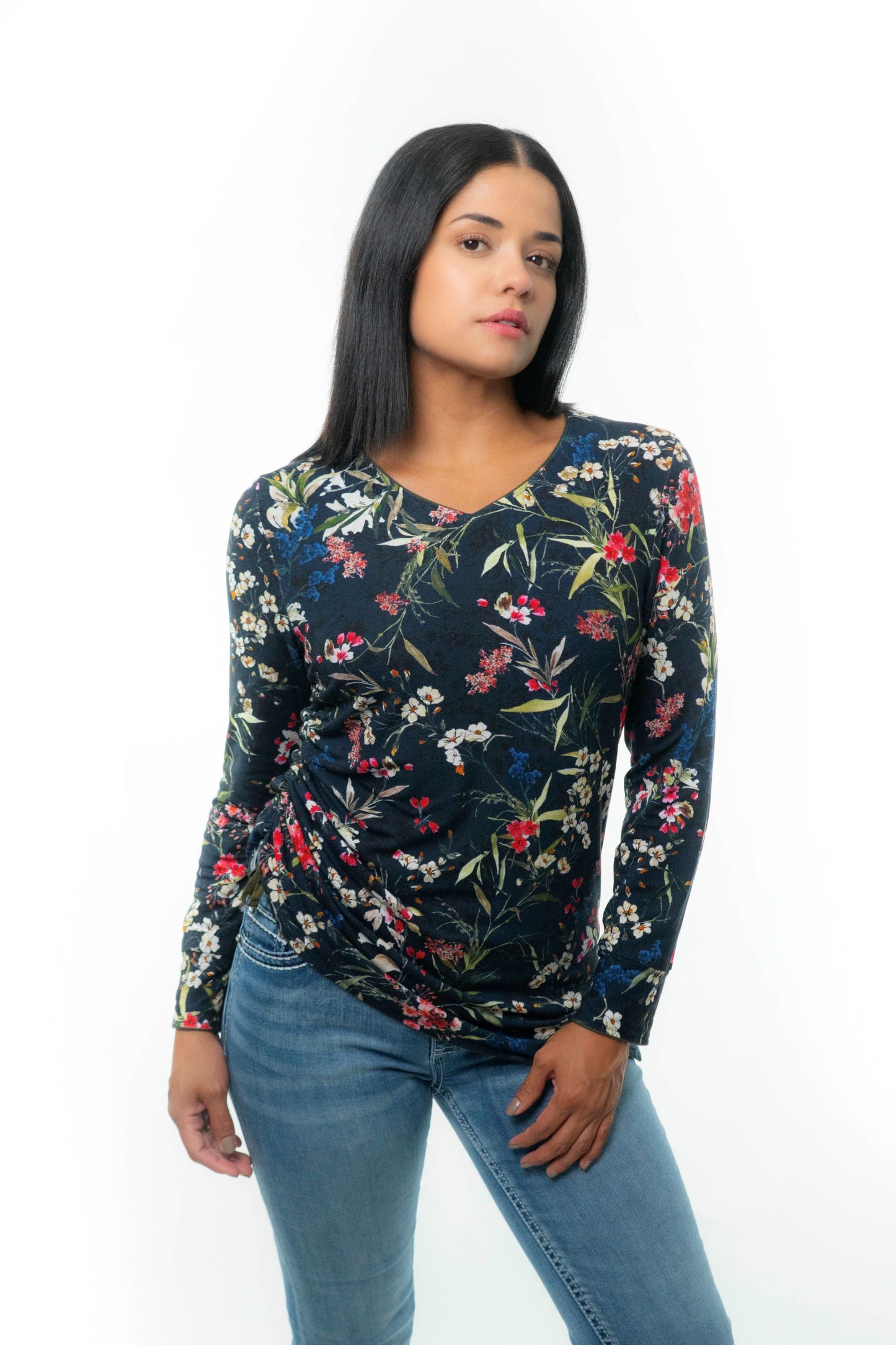 NEW YORK Top  4 in 1 Navy/Floral