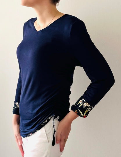 NEW YORK Top  4 in 1 Navy/Floral