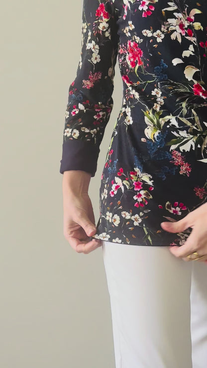 NEW YORK Top  4 in 1 Navy/Floral