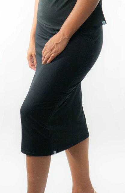VALENCIA Skirt 8 in 1. Black/Navy Print